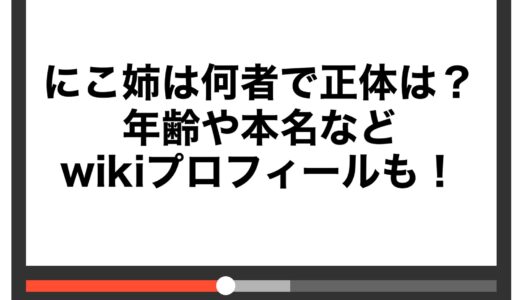 にこ姉は何者で正体は？年齢や本名などwikiプロフィールも！