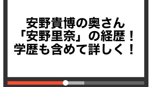 安野貴博の奥さん「安野里奈」の経歴！学歴も含めて詳しく！